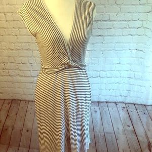 Cute black and white stripped dress-